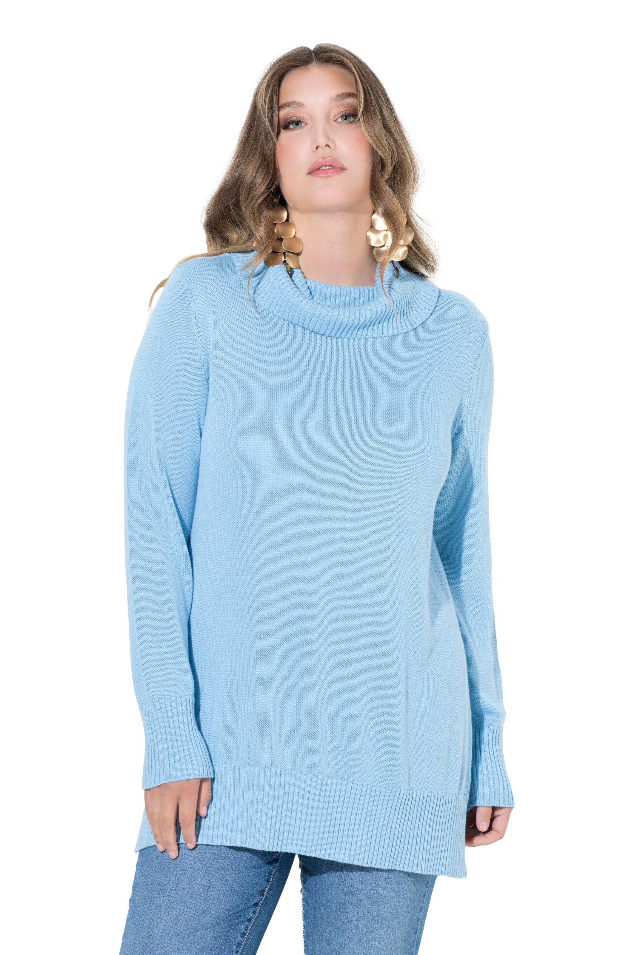 MIAMODA Sweater in Blue: front