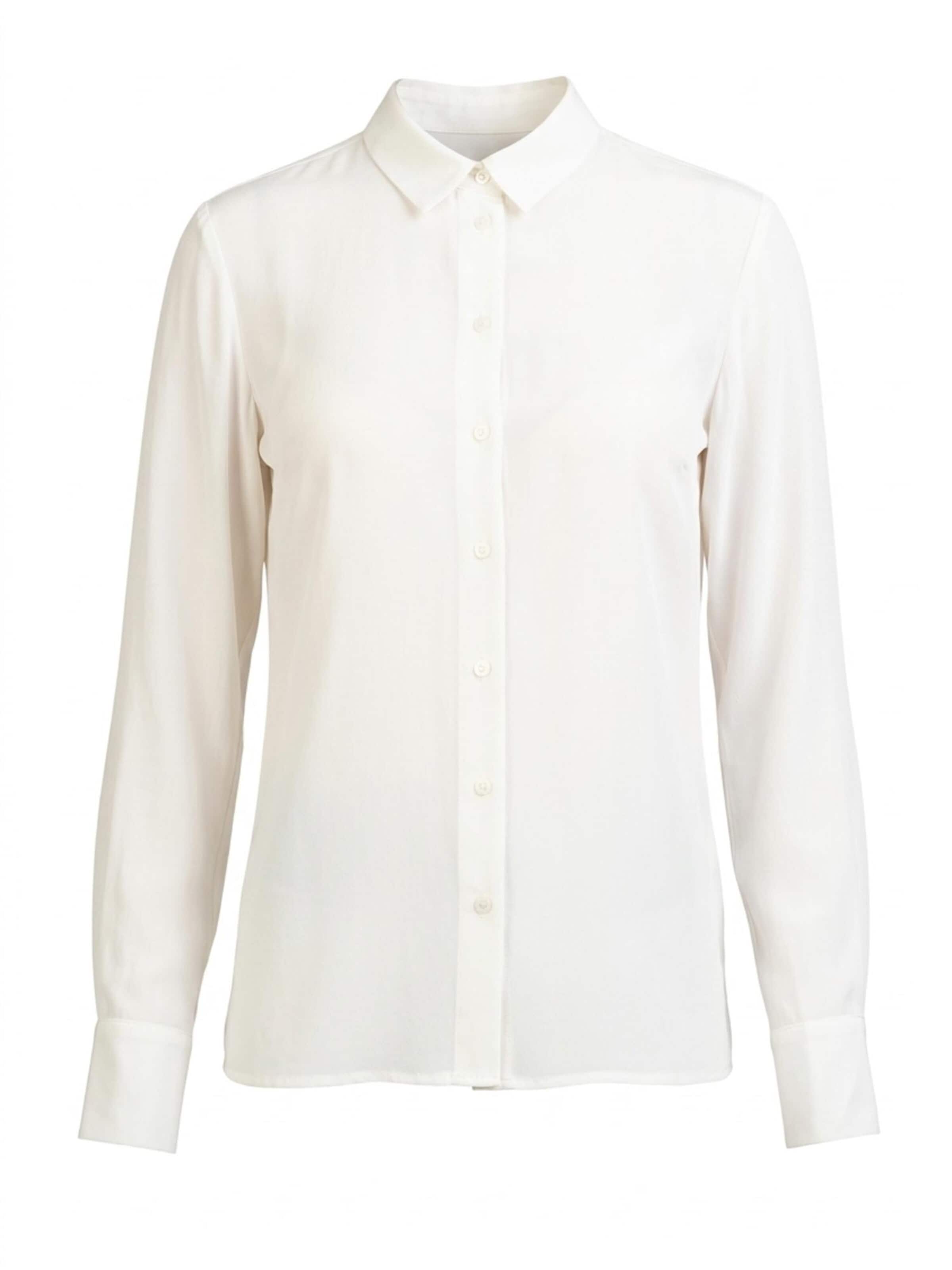 Posh Gear - Blusa 'Seidenbluse Collettoseta' en blanco: frente