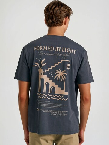 Funky Buddha Shirt in Grey: front