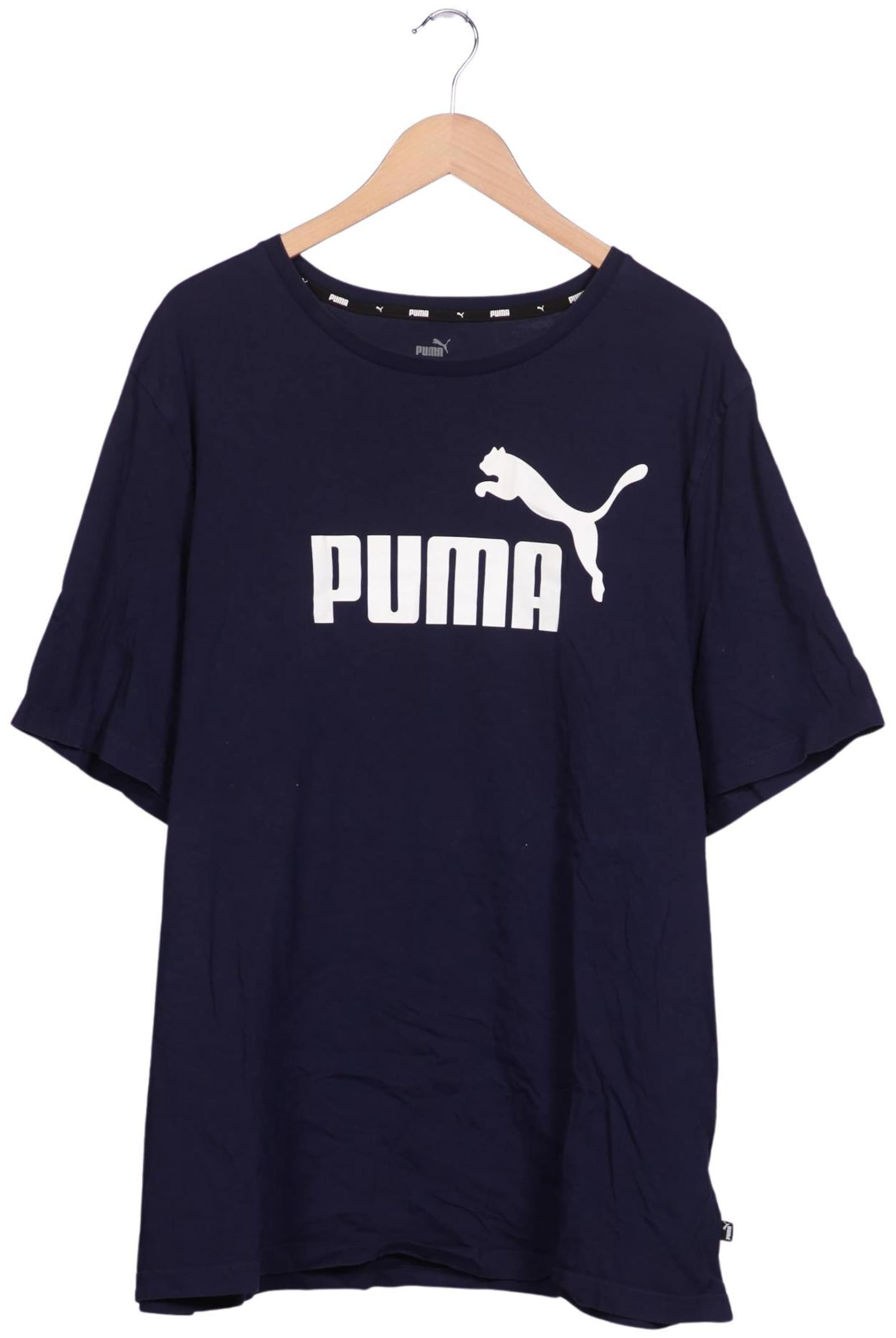 PUMA Shirt in 4XL in Blue: front
