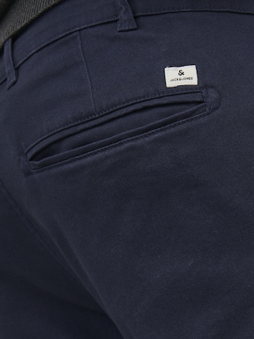 Coupe slim Pantalon chino 'Marco Dave' Jack & Jones Plus en bleu