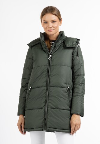 Manteau d’hiver DreiMaster Maritim en vert : devant