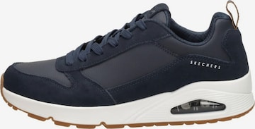 Baskets basses 'Uno - Stacre' SKECHERS en bleu : devant