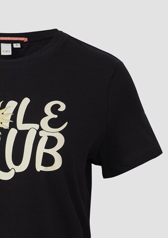 QS Shirt in Schwarz