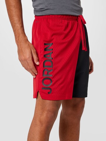 Regular Pantaloni sport de la Jordan pe roșu