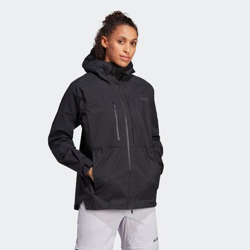 ADIDAS TERREX Outdoor Jacket in Black: front