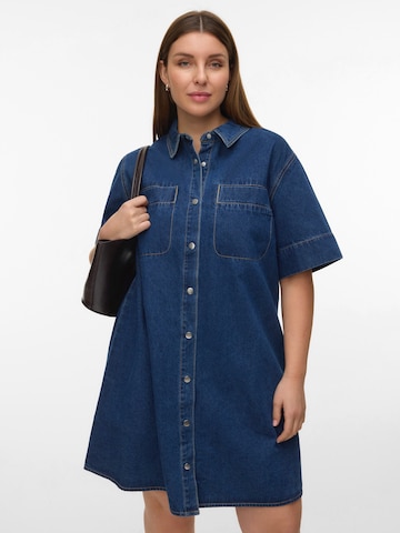 Vero Moda Curve Μπλουζοφόρεμα 'VMCMIGGA' σε μπλε: μπροστά