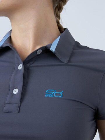 SPORTKIND Performance shirt 'Poloshirt' in Grey
