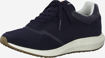 Baskets basses Tamaris Fashletics en bleu : devant