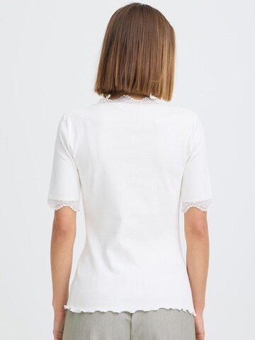 Oxmo T-Shirt ' OXNSuna Lace ' in Weiß