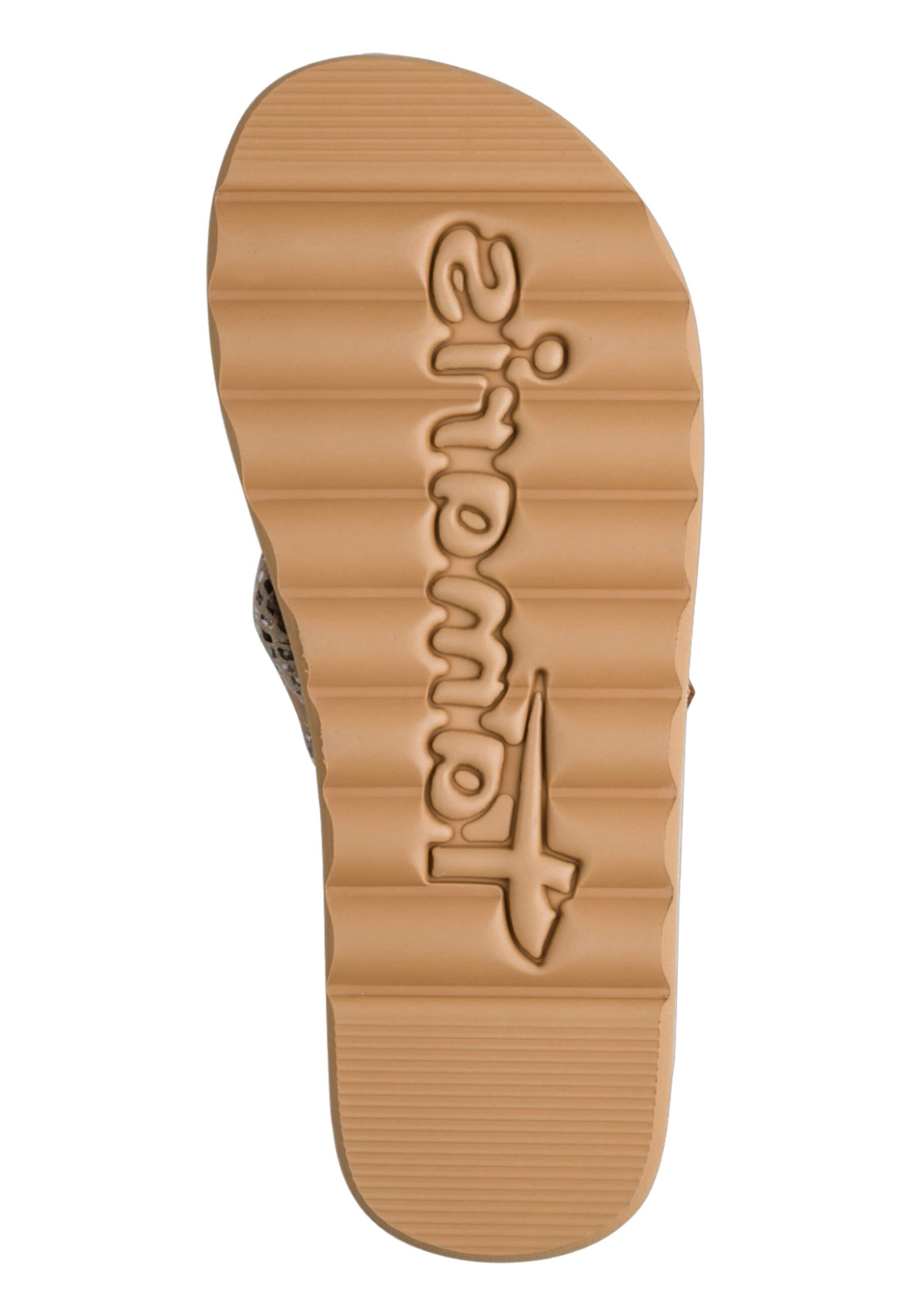 Tamaris Zehentrenner in Beige