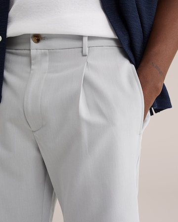 WE Fashion Loosefit Bukser med lægfolder i grå