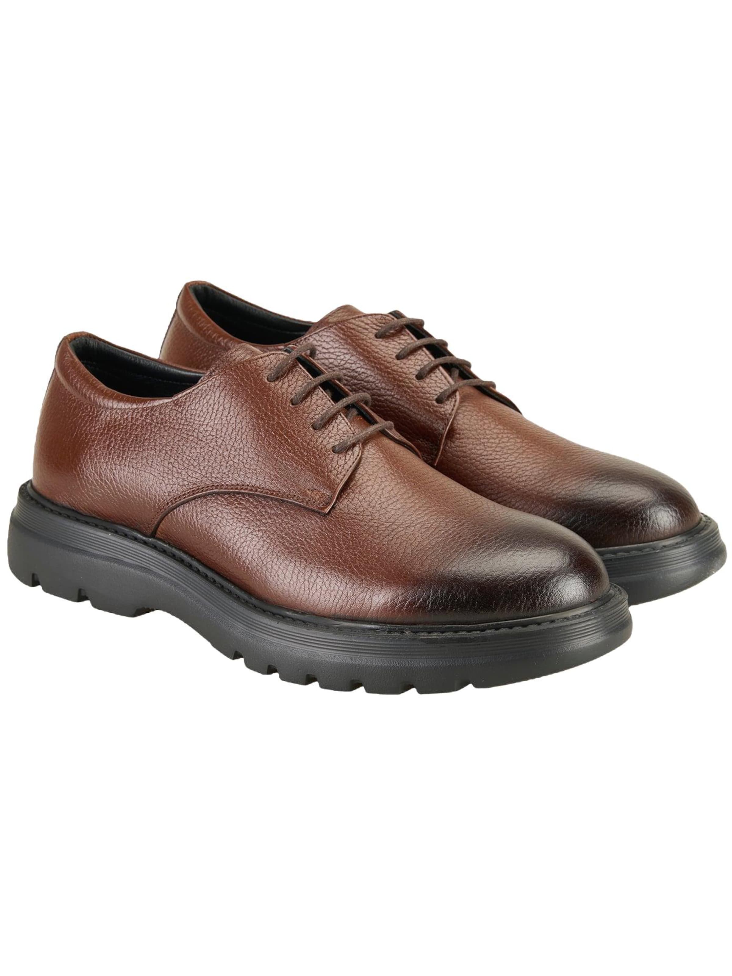 Desa Classic Flats 'Schnürschuhe' in 40 in Brown, Item view