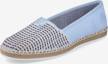 Rieker Espadrilles in Blauw: voorkant