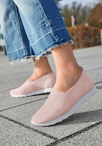 LASCANA Slip-Ons in Pink