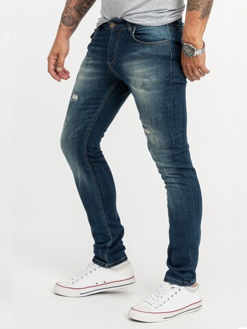 Rock Creek Slimfit Jeans in Blau