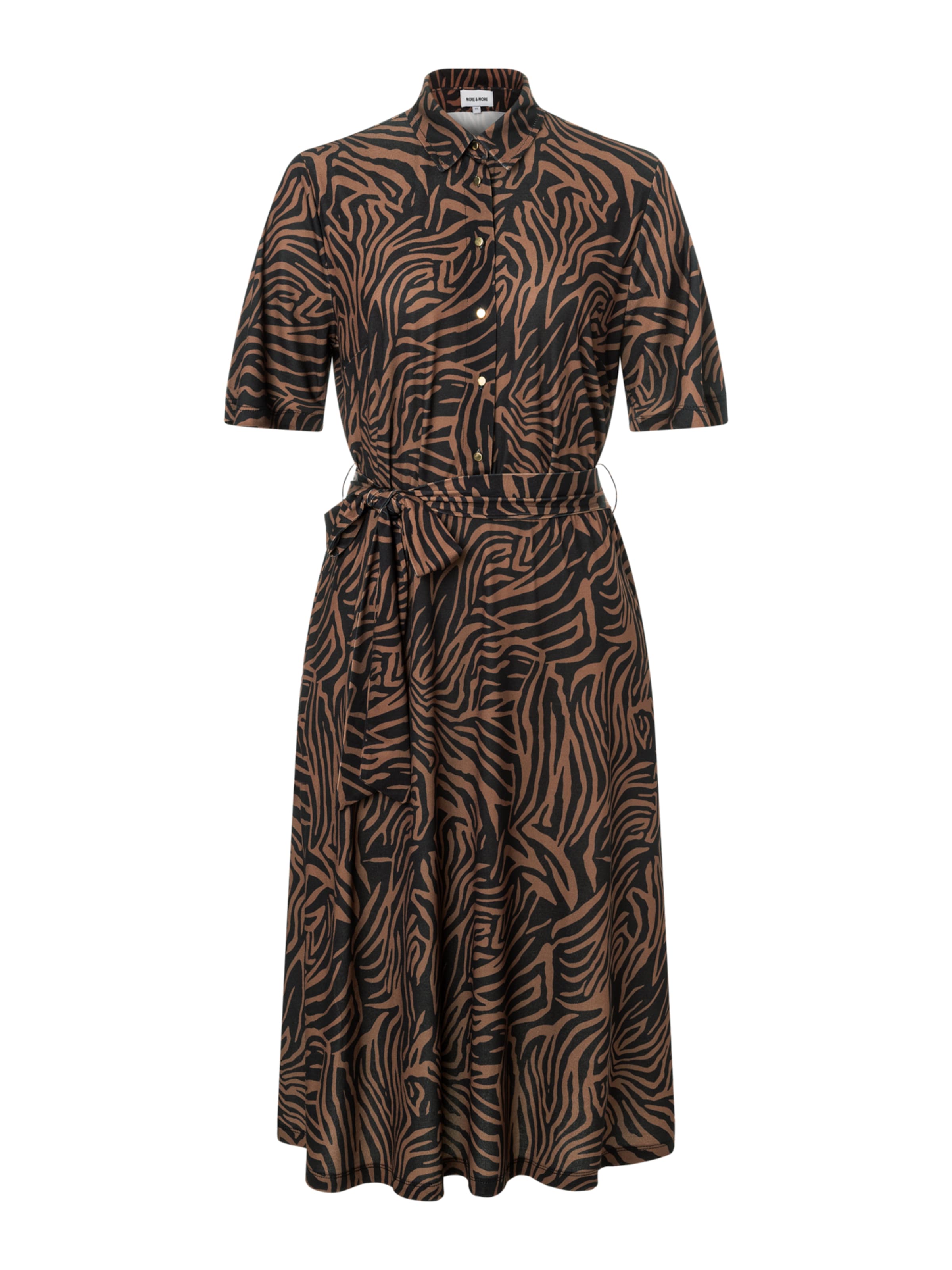 MORE & MORE Kleid in Braun: Vorderseite