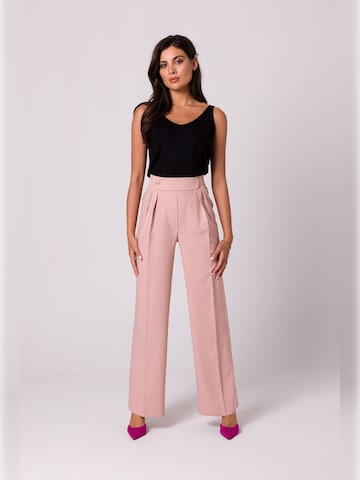 BeWear - Loosefit Pantalón plisado en rosa