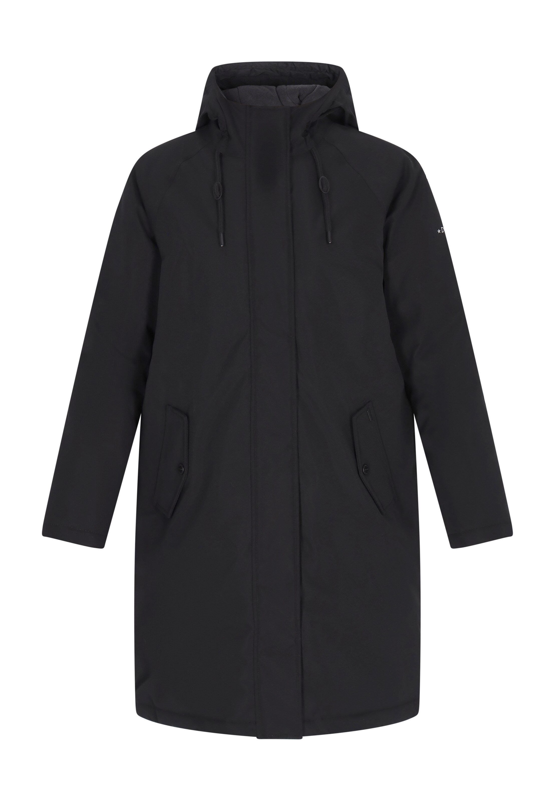 DreiMaster Maritim Winter coat in Black: front
