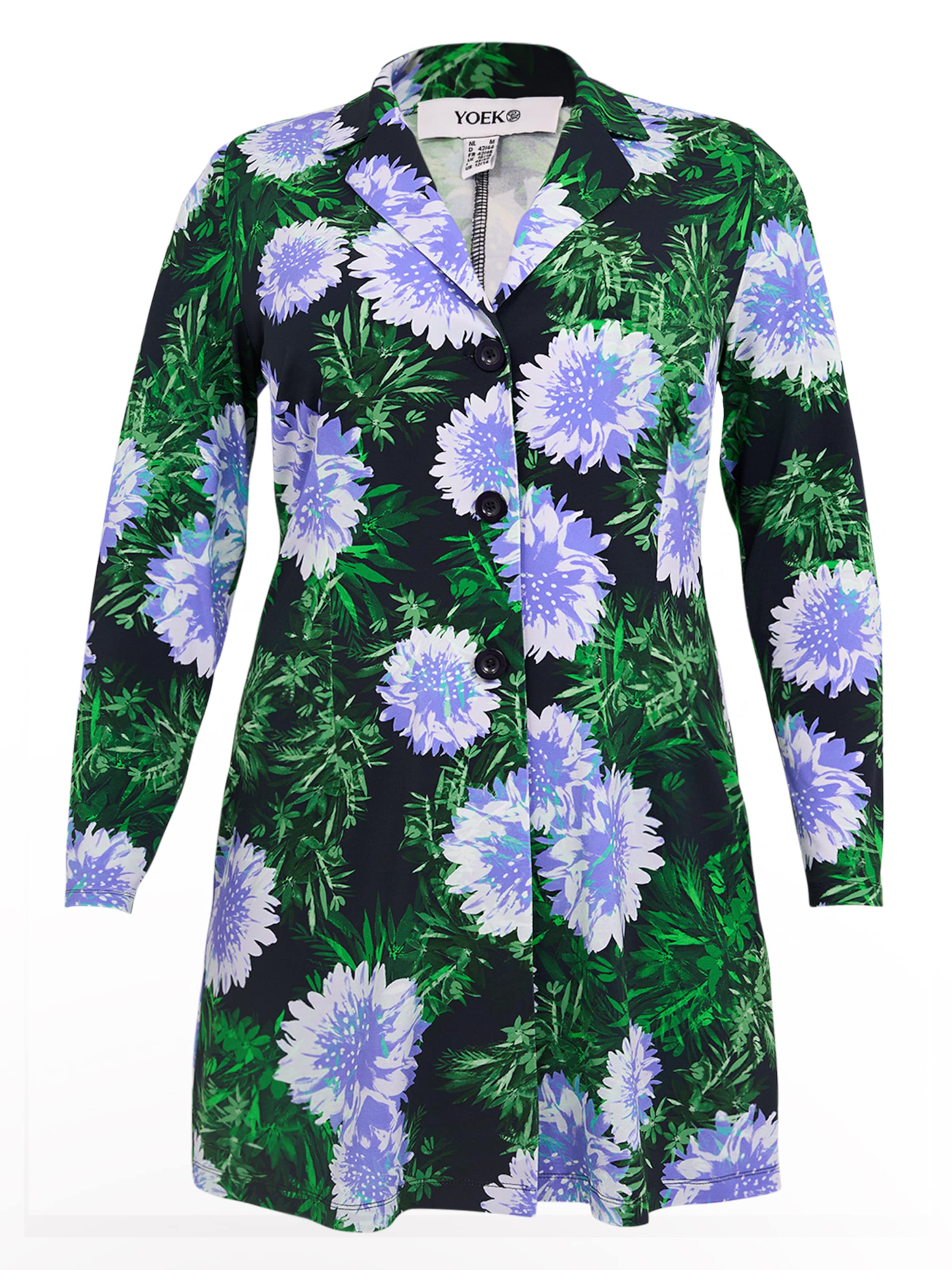 YOEK Blazers in Groen: voorkant