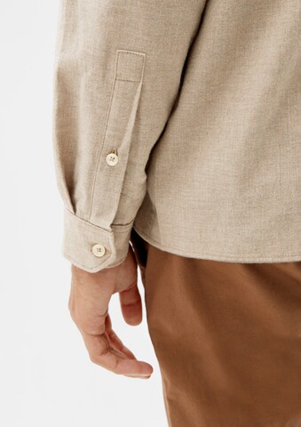 s.Oliver Comfort fit Button Up Shirt in Beige