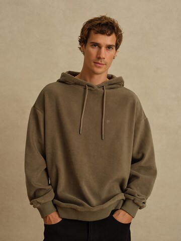 Felpa 'Kerem' di DAN FOX APPAREL in verde: frontale