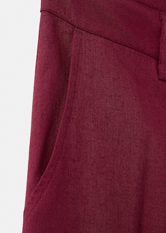 MANGO TEEN Wide leg Pants 'Mourap' in Red