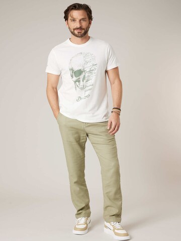 T-Shirt 'Vegas' Deeluxe en blanc