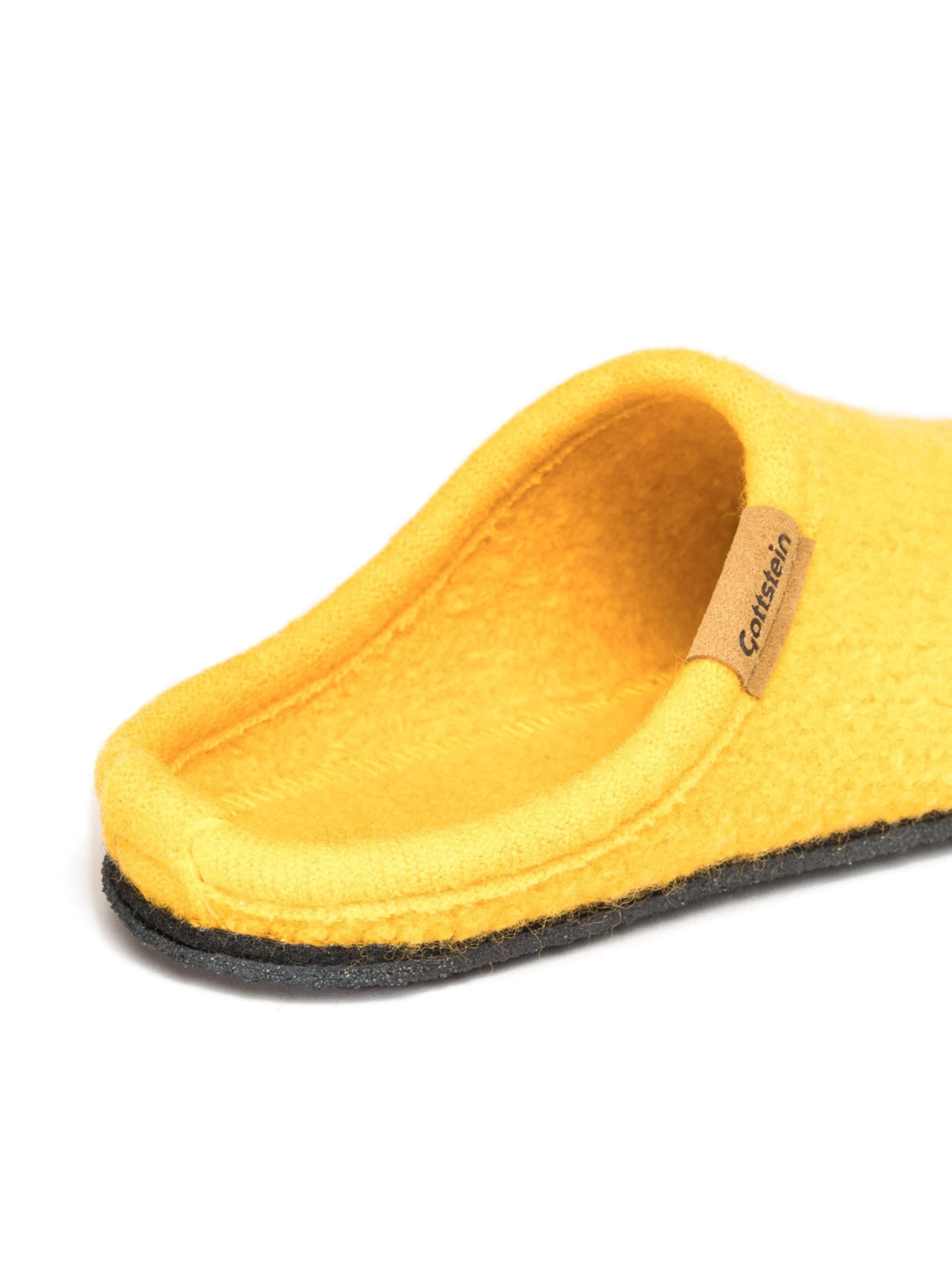 Gottstein Slippers 'Walkpantoffel Alpine Light' in Yellow