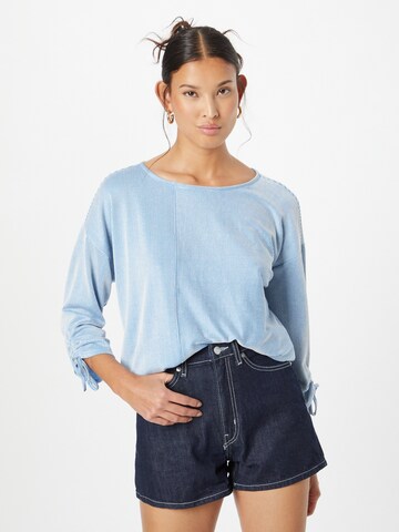 T-shirt TOM TAILOR DENIM en bleu : devant