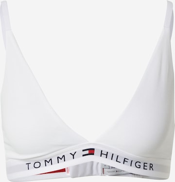 Tommy Hilfiger Underwear Triangle Bra in White: front