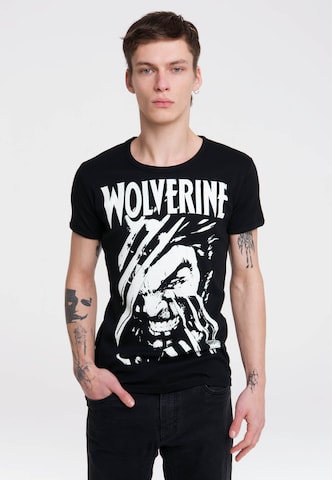 LOGOSHIRT T-Shirt 'Wolverine' in Mischfarben: predná strana