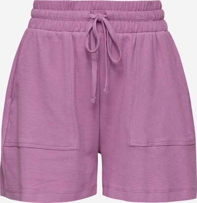 QS Pantalon en violet, Vue avec produit