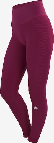 Guggen Mountain Leggings 'Damenleggings Seamless LL77 Leggings' in Lila: Vorderseite