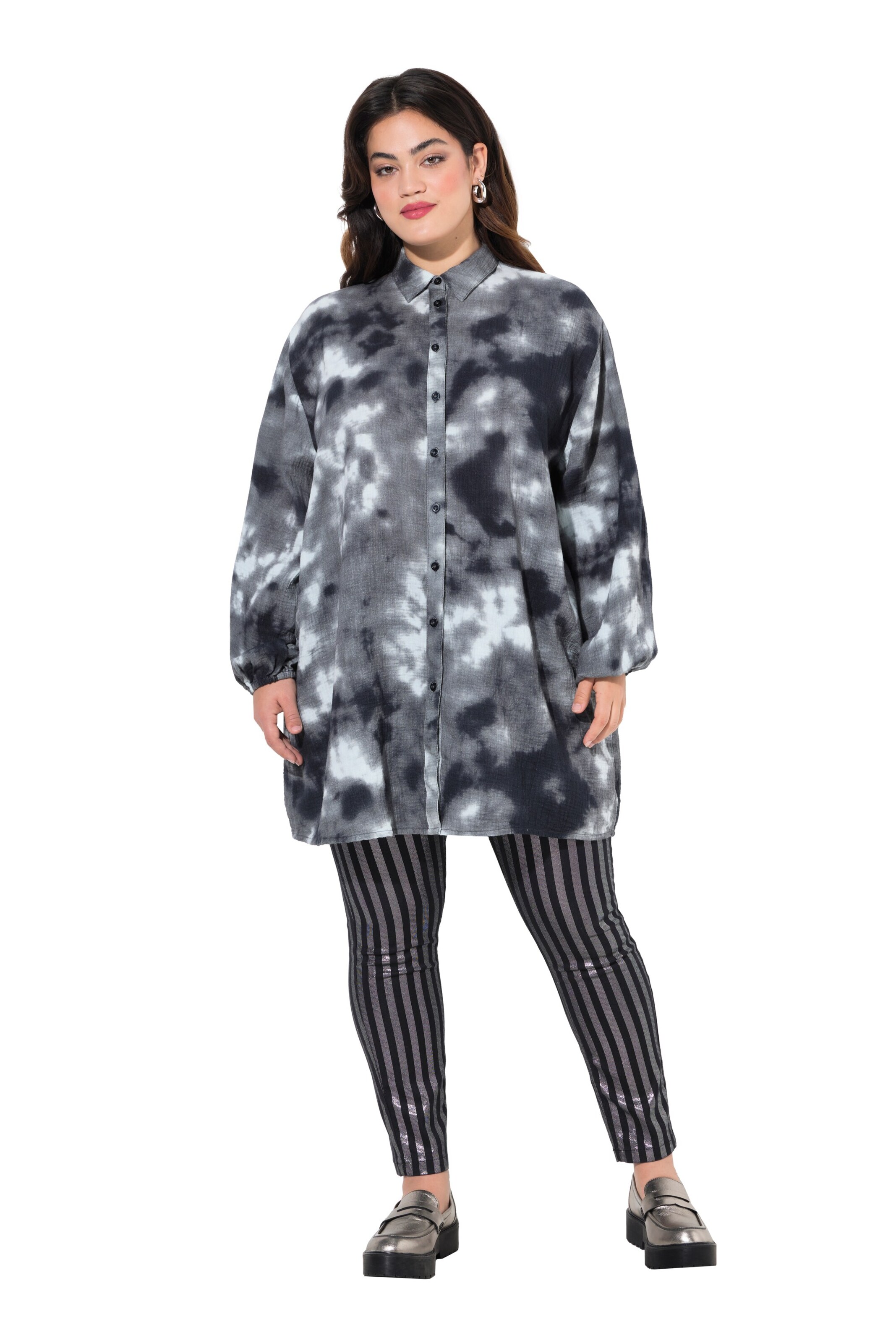 Angel of Style Bluse in Schwarz: Vorderseite