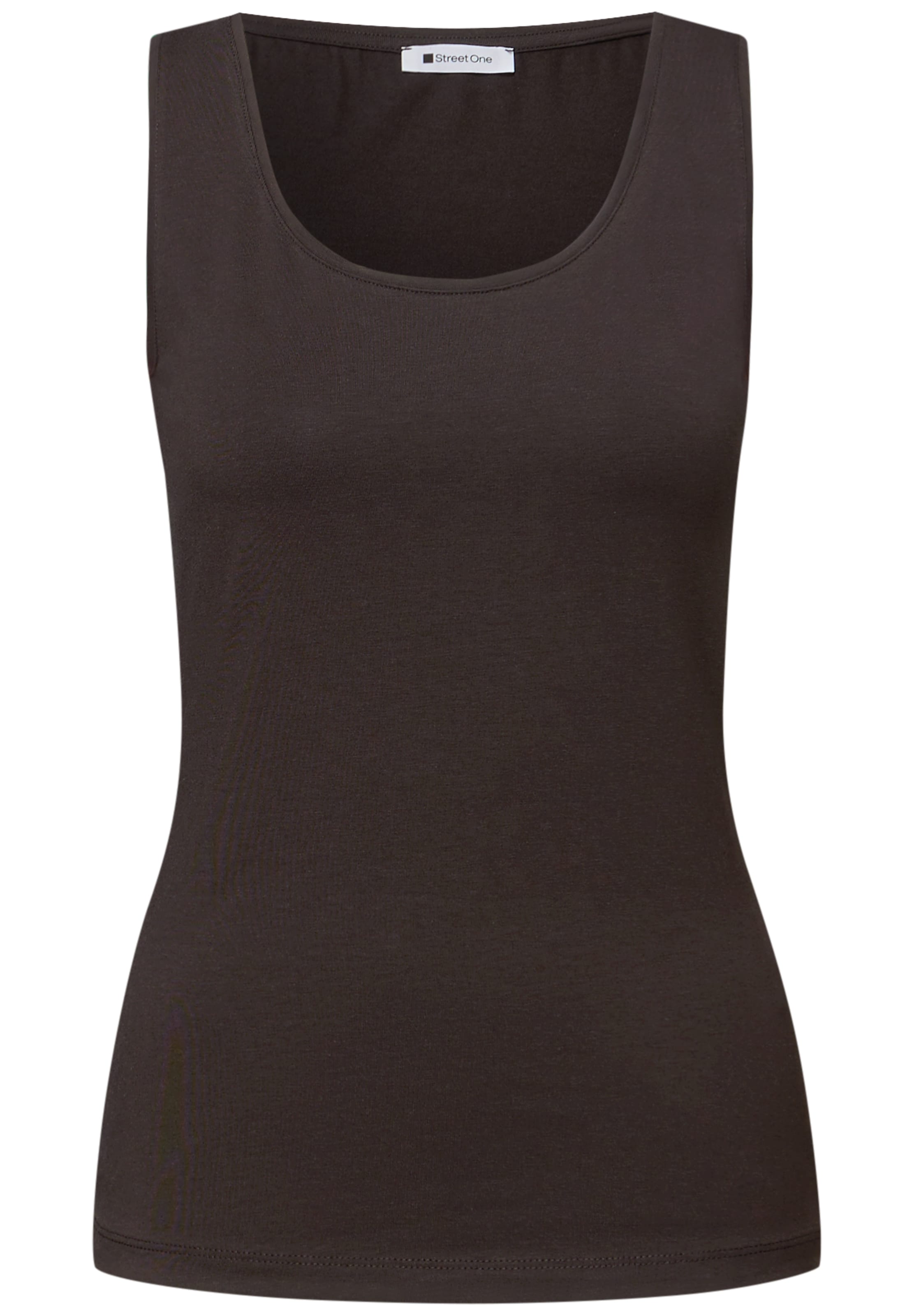 STREET ONE Top 'Anni' in Braun: Vorderseite