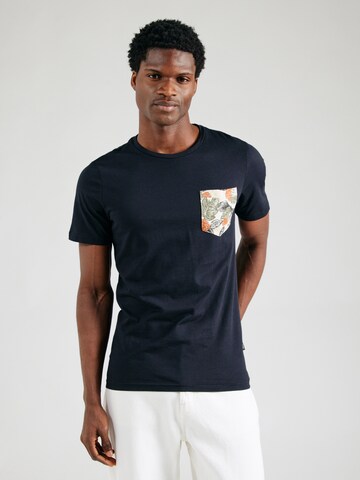BLEND T-Shirt 'JACE' in Blau: Vorderseite