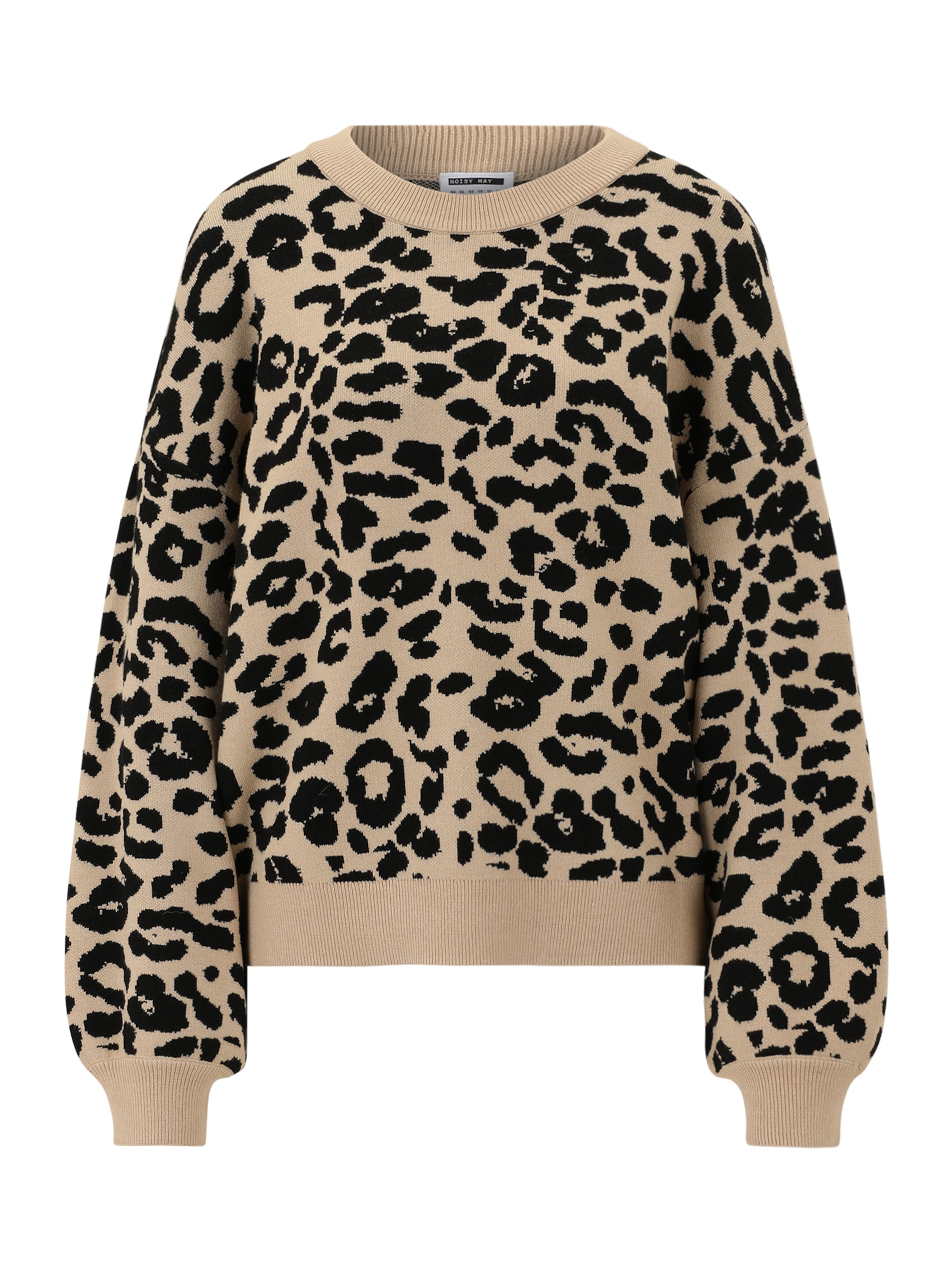 Noisy May Curve Sweater &#x27;NMCHARLOTT&#x27; in Beige: front