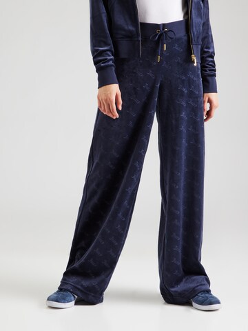 Juicy Couture Wide leg Pants 'NEVE' in Blue: front