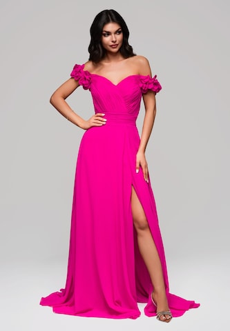 Robe de soirée Ombre en rose