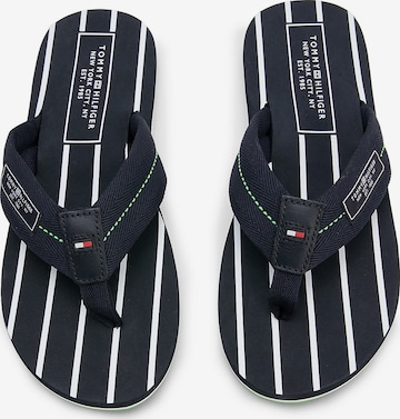 TOMMY HILFIGER T-Bar Sandals in Blue