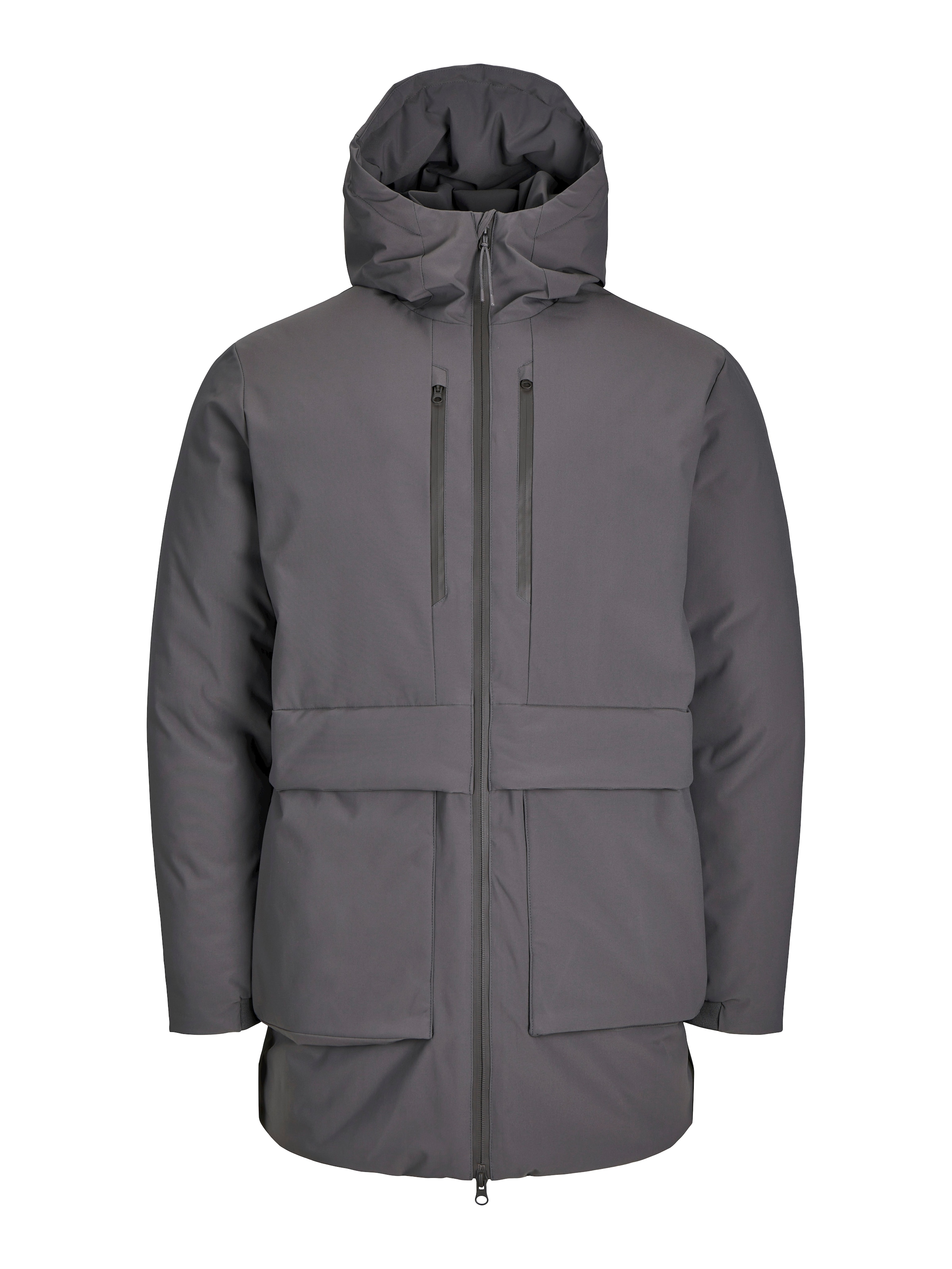 Parka di mezza stagione 'JCOCharlie' di JACK & JONES in grigio: frontale