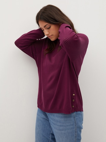 VIOLETA by Mango Pullover in Lila: Vorderseite