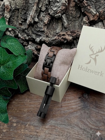 Holzwerk - Pulsera 'NEBELSEE' en marrón