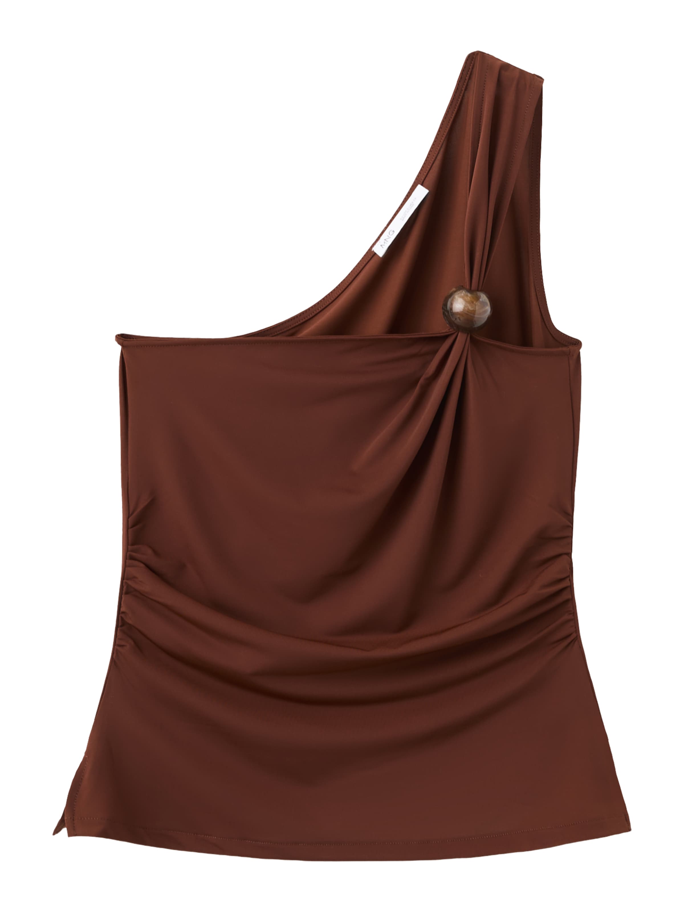 MANGO Top 'SINTI' in Brown: front