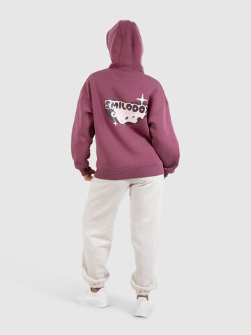 Smilodox Sportief sweatshirt 'Riva' in Roze