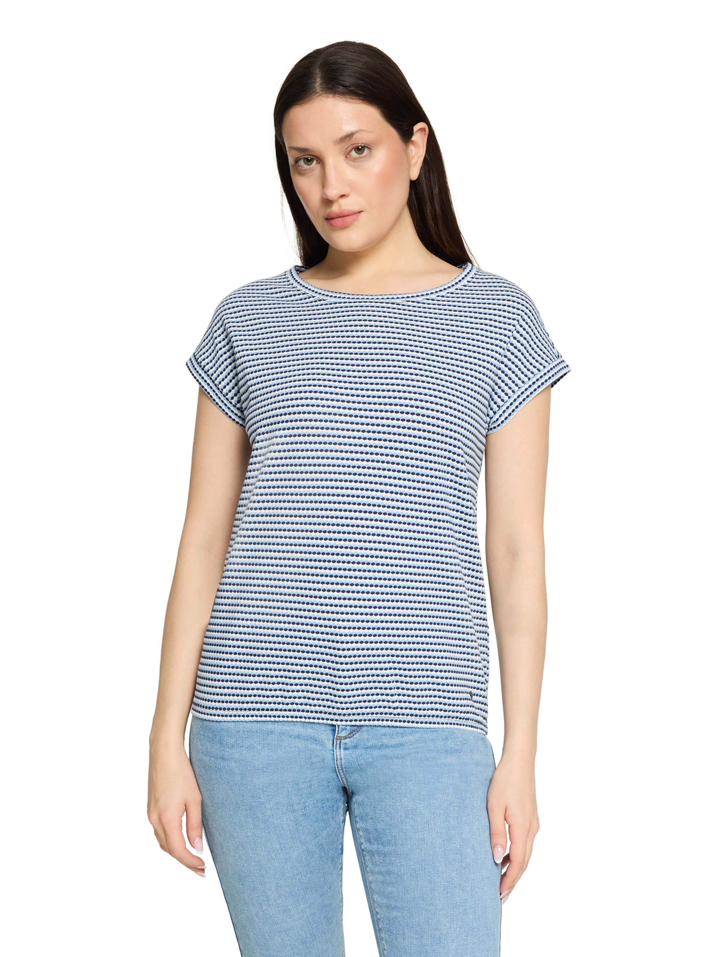 T-shirt Betty & Co en bleu : devant