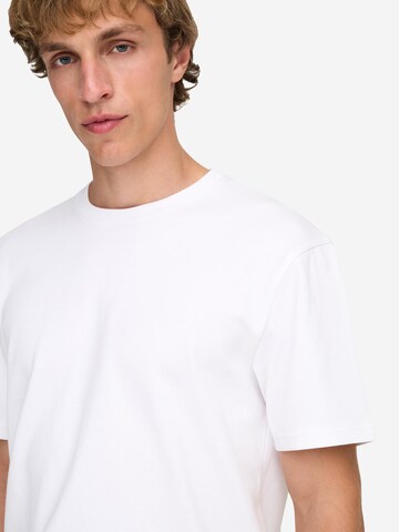 Only & Sons Shirt 'Caspian'‌‌‌‌ in Weiß