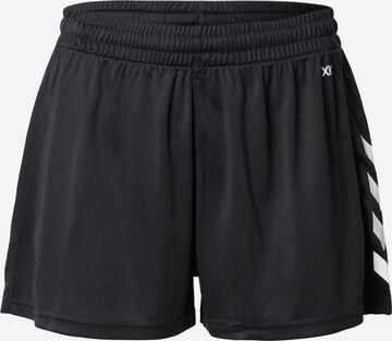 Hummel Regular Sportshorts in Schwarz: predná strana