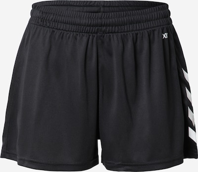 Hummel Sportshorts in schwarz / weiß, Produktansicht